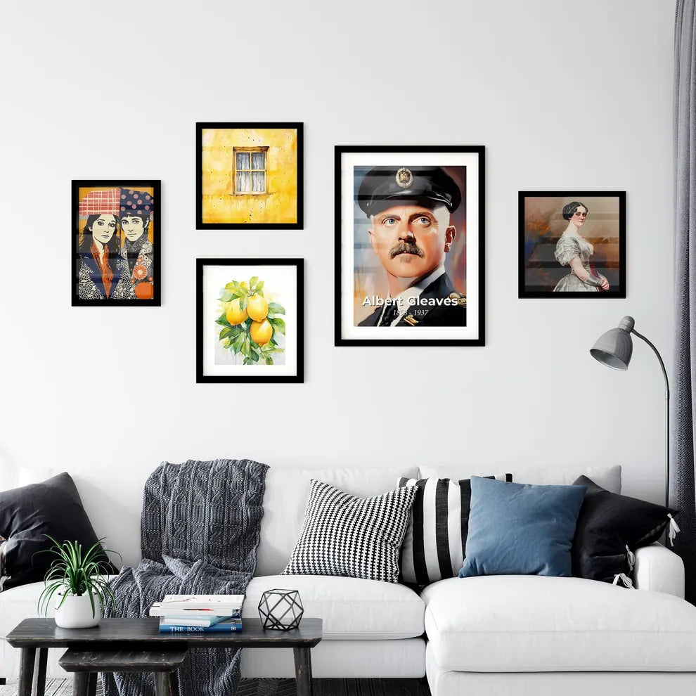 Portrait of Albert Gleaves Wall Art