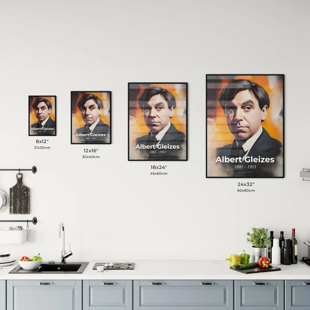 Portrait of Albert Gleizes Size Chart