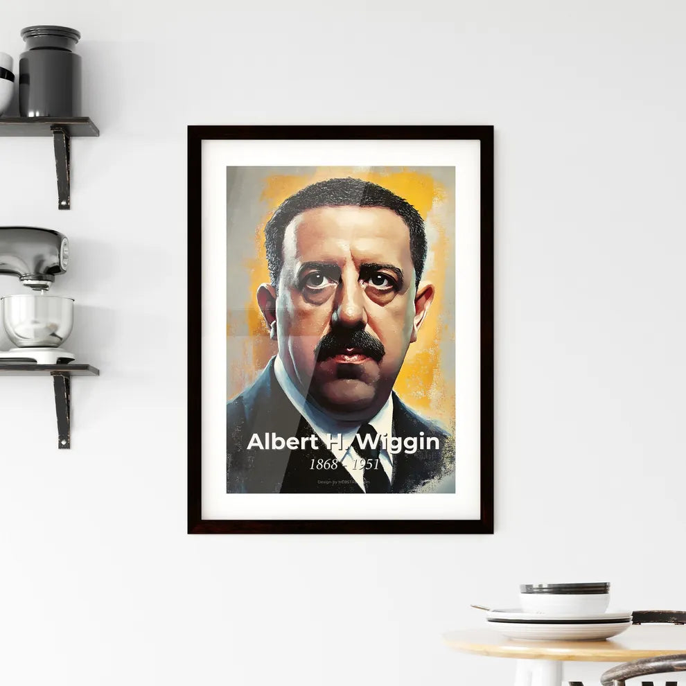 Portrait of Albert H. Wiggin Hangings