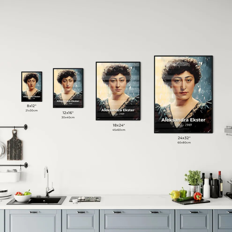 Portrait of Aleksandra Ekster - Kitchen Hangings