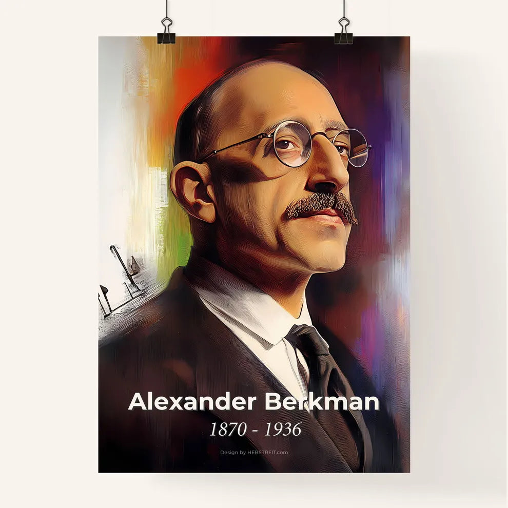 Portrait of Alexander Berkman Poster