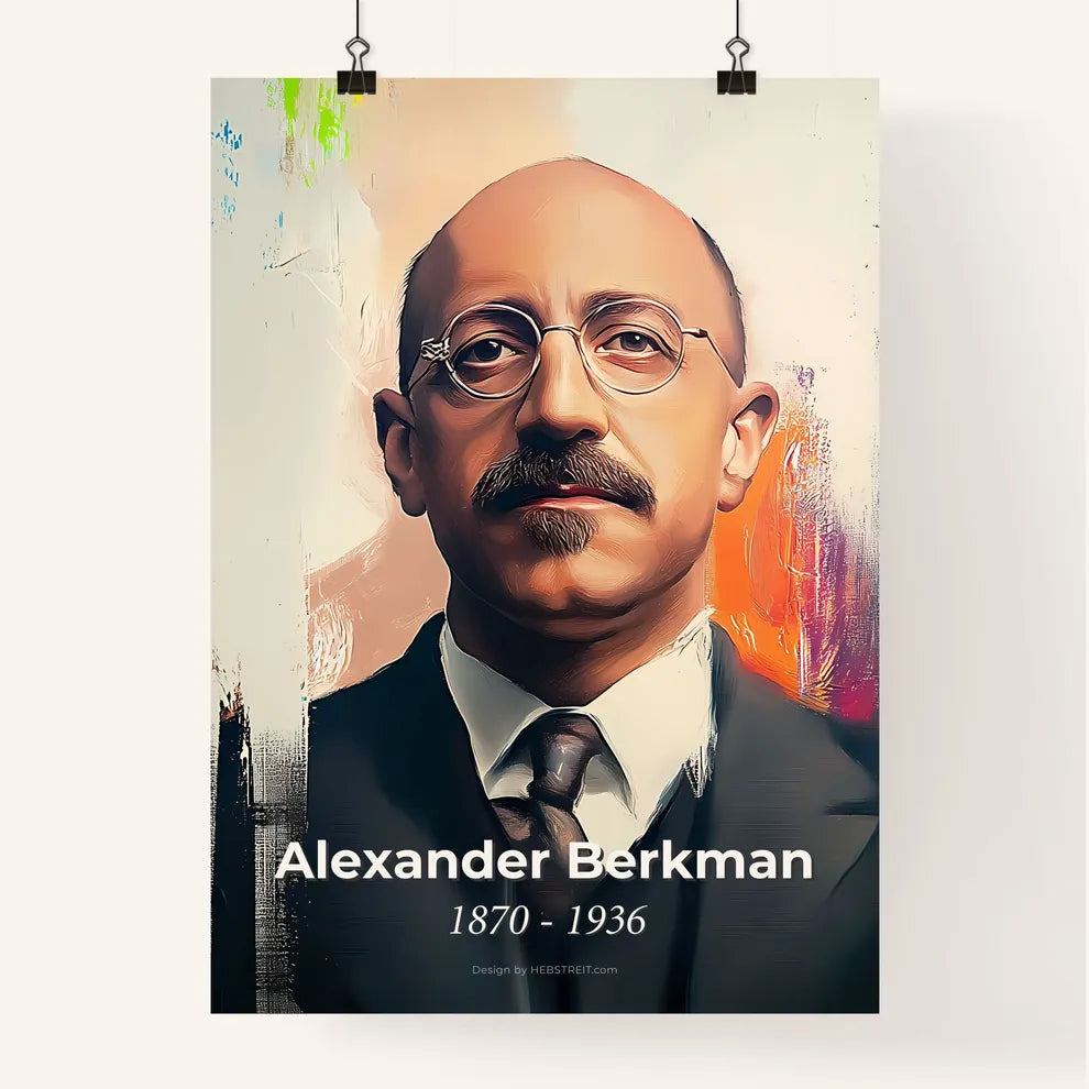 Portrait of Alexander Berkman Poster