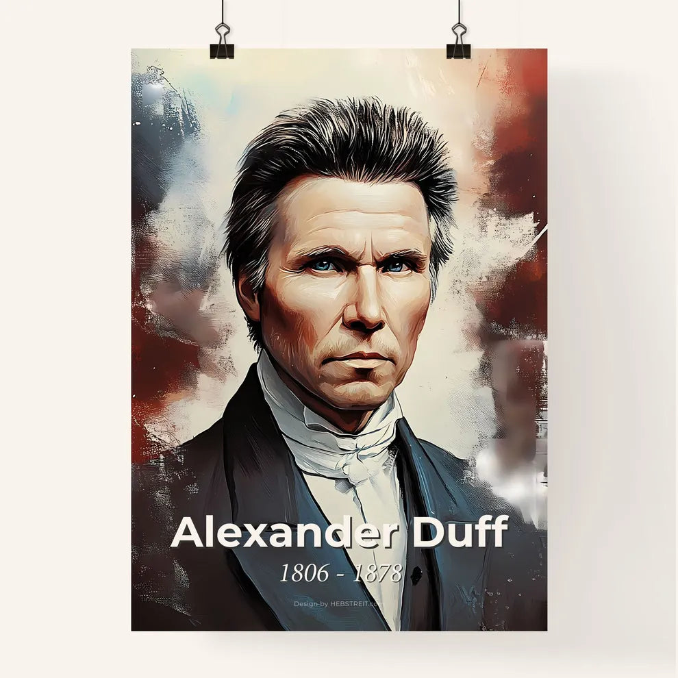 Portrait of Alexander Duff Poster