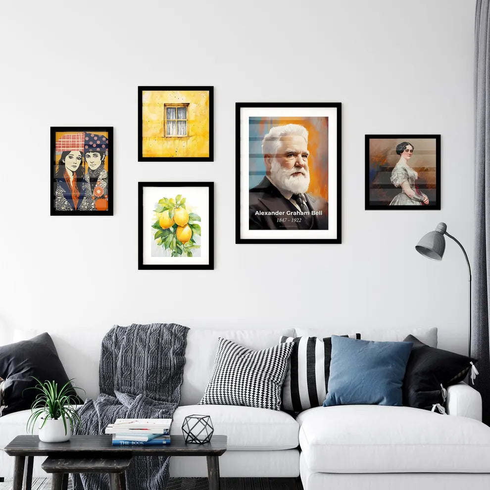 Portrait of Alexander Graham Bell Wall Art