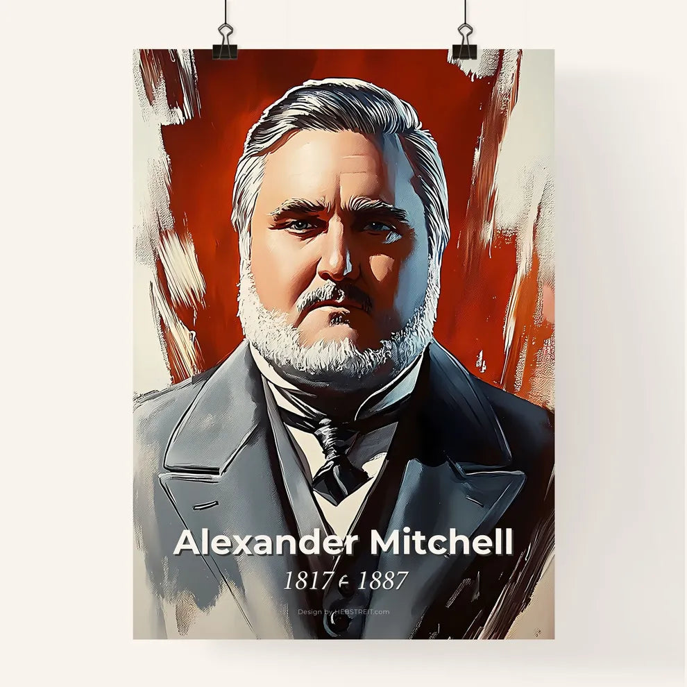 Portrait of Alexander Mitchell Poster