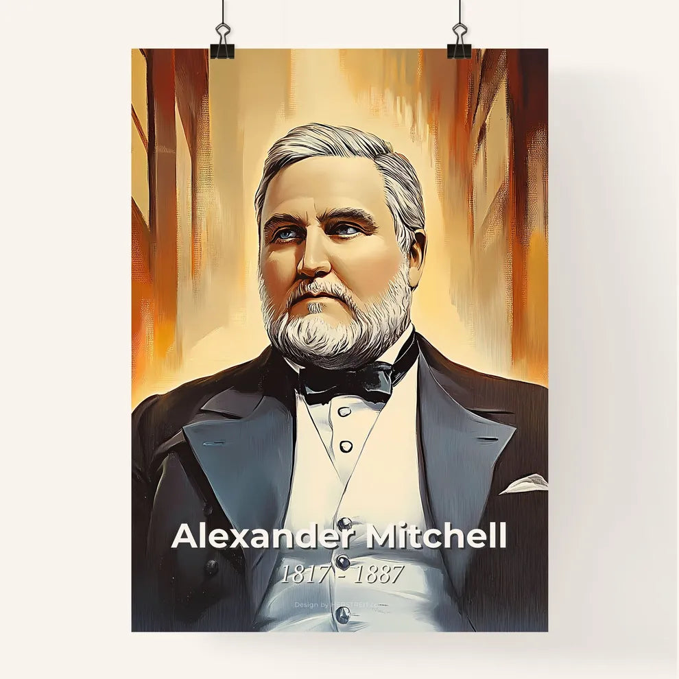 Portrait of Alexander Mitchell Poster