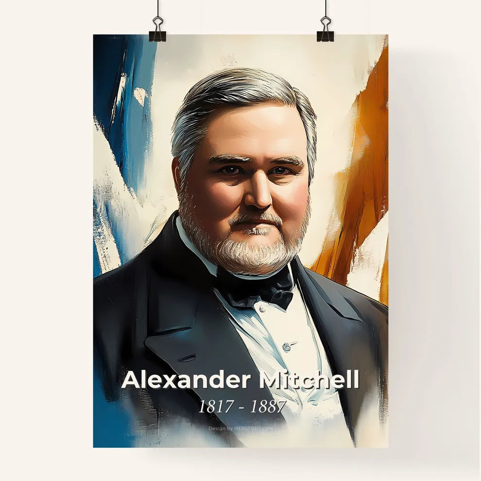 Portrait of Alexander Mitchell Poster
