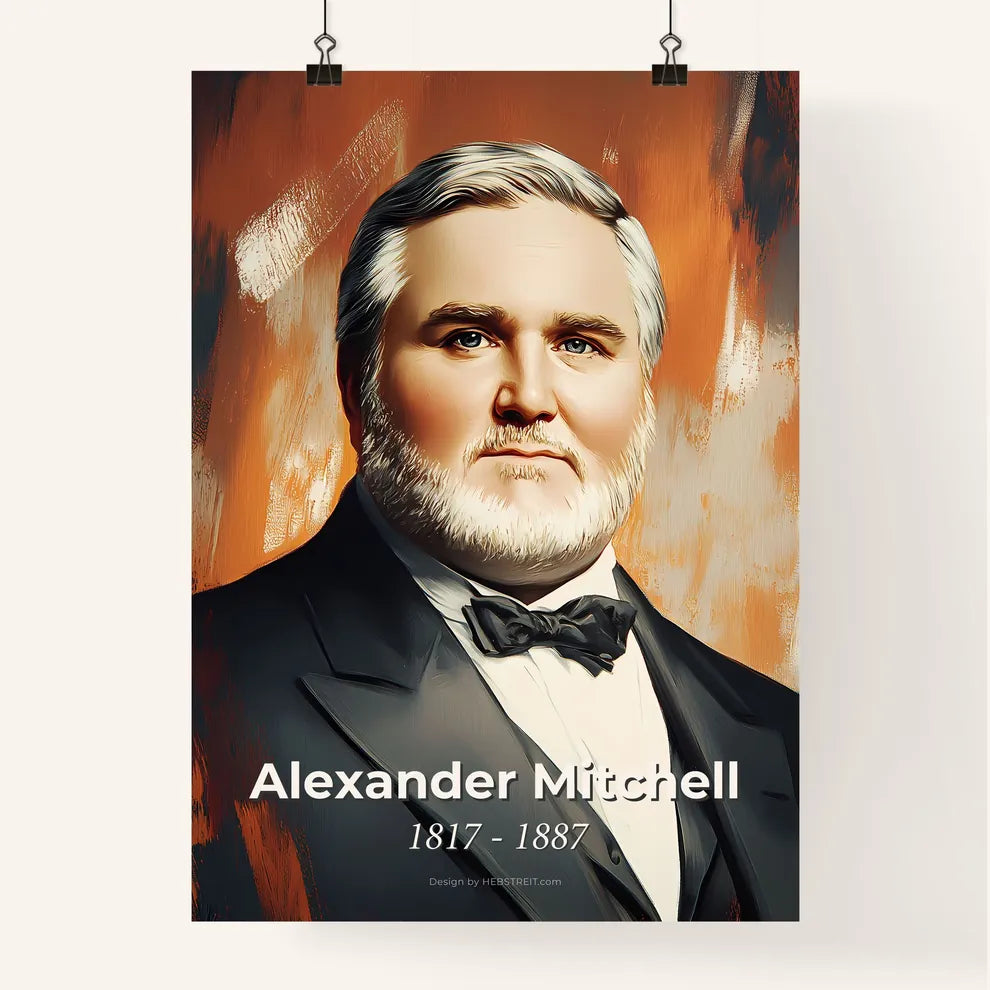 Portrait of Alexander Mitchell Poster
