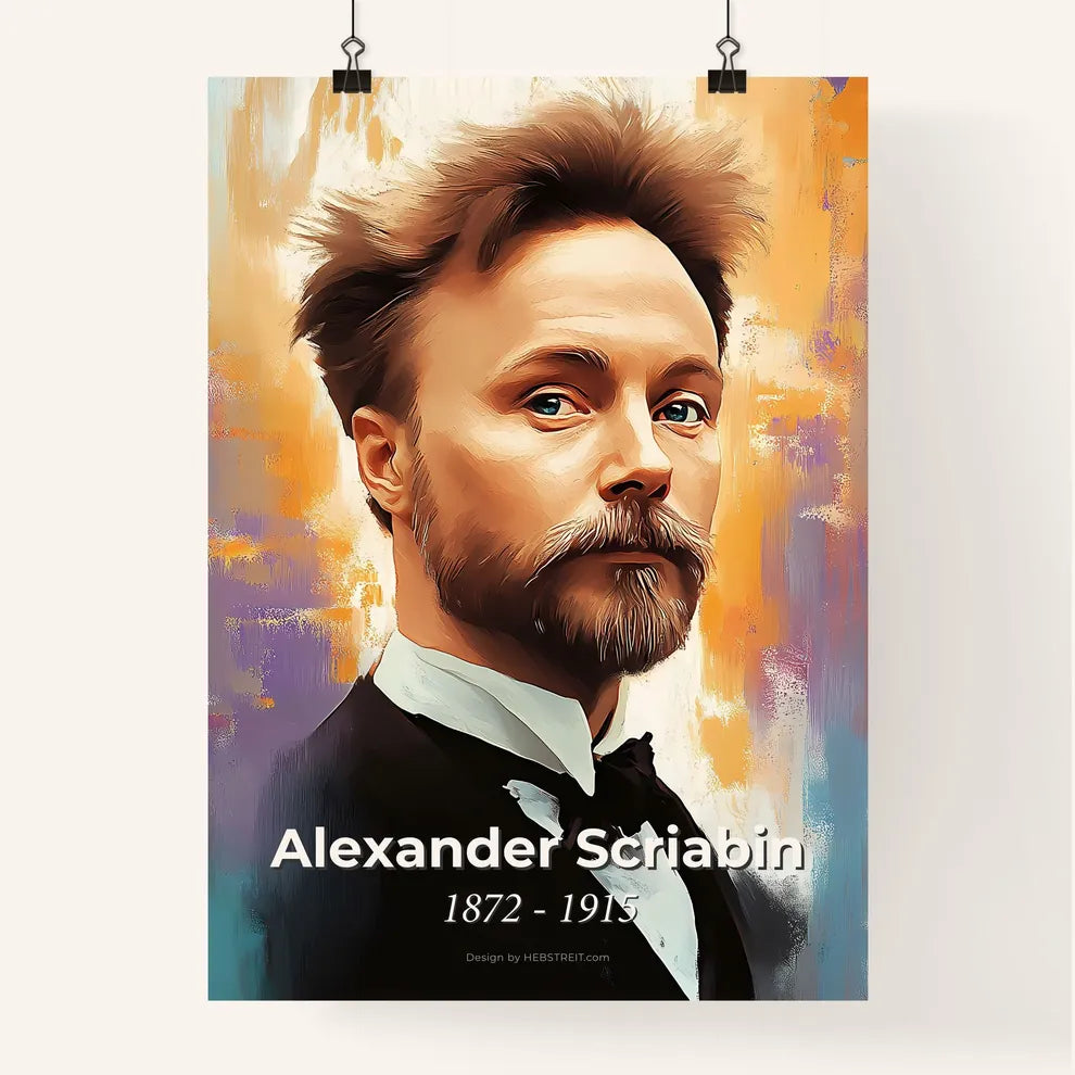 Portrait of Alexander Scriabin Poster