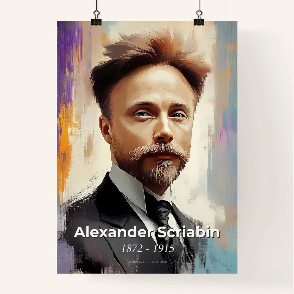 Portrait of Alexander Scriabin Poster