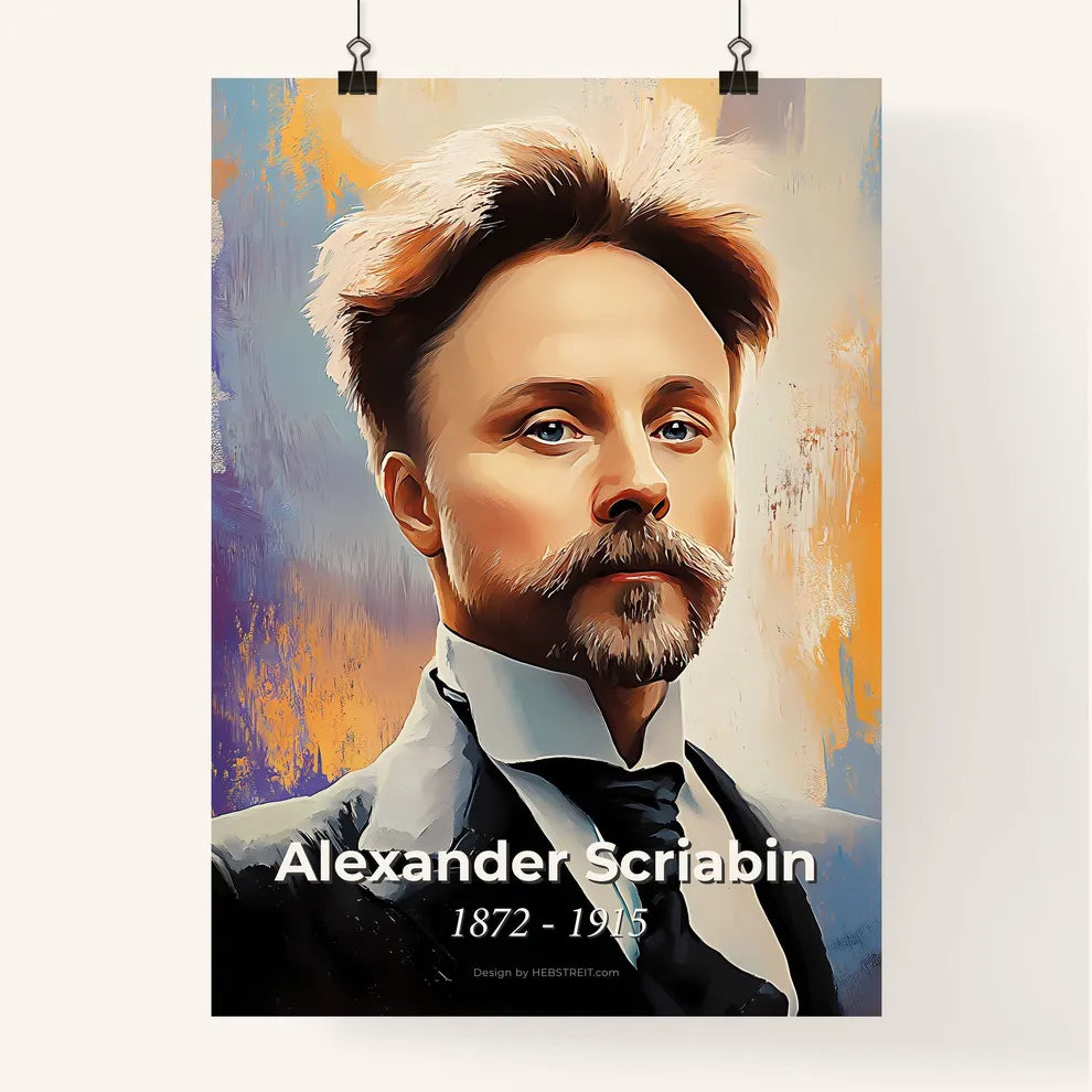 Portrait of Alexander Scriabin Poster