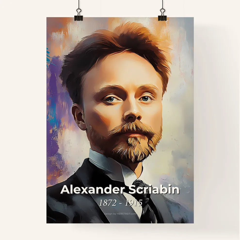 Portrait of Alexander Scriabin Poster