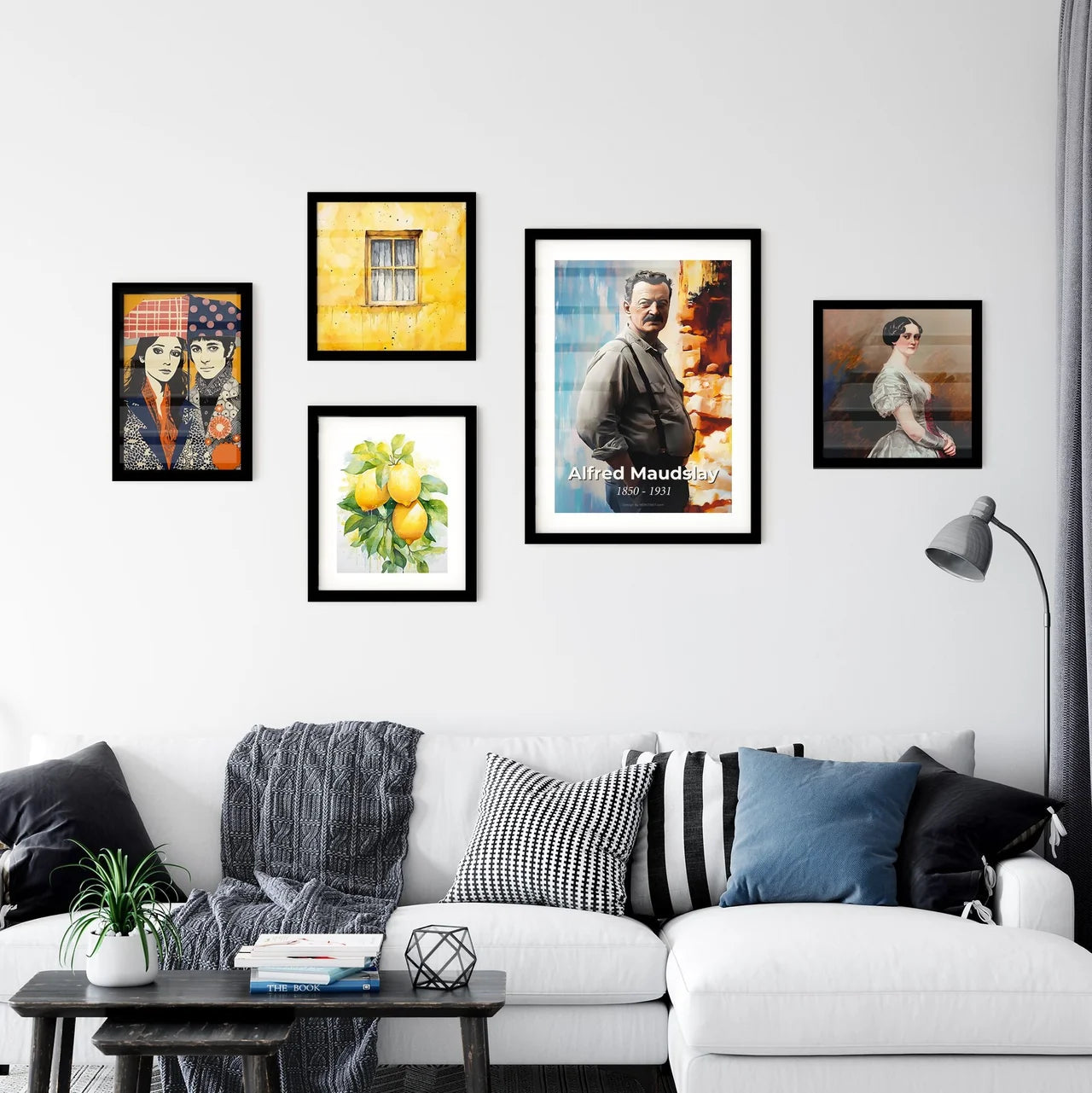 Portrait of Alfred Maudslay Wall Art