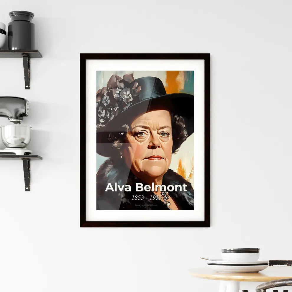 Portrait of Alva Belmont Framed Print