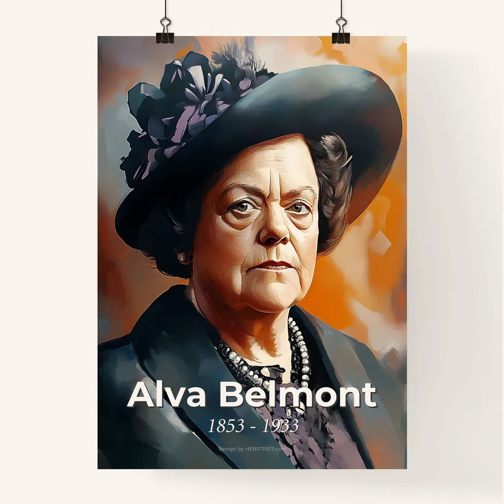 Portrait of Alva Belmont Poster