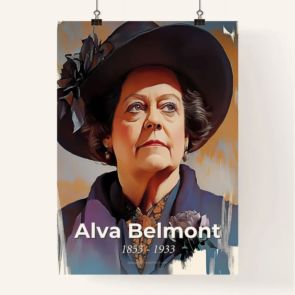 Portrait of Alva Belmont Poster