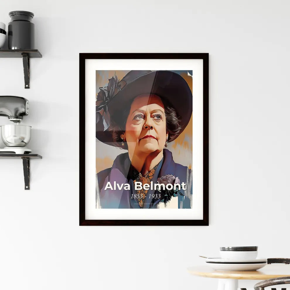 Portrait of Alva Belmont Framed Print
