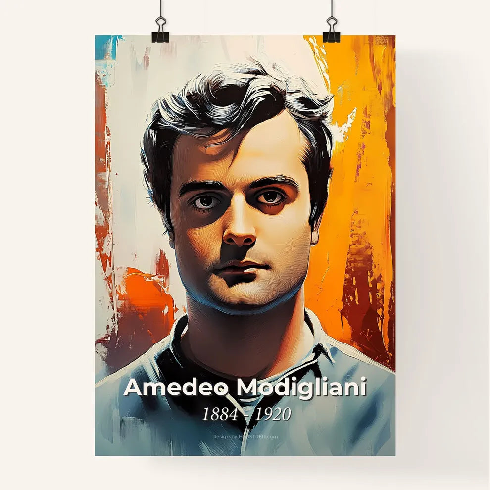 Portrait of Amedeo Modigliani Poster