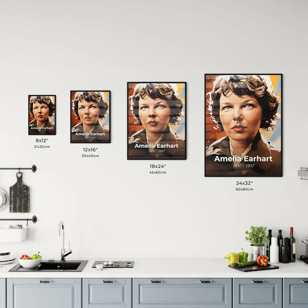 Portrait of Amelia Earhart - Kitchen Hangings