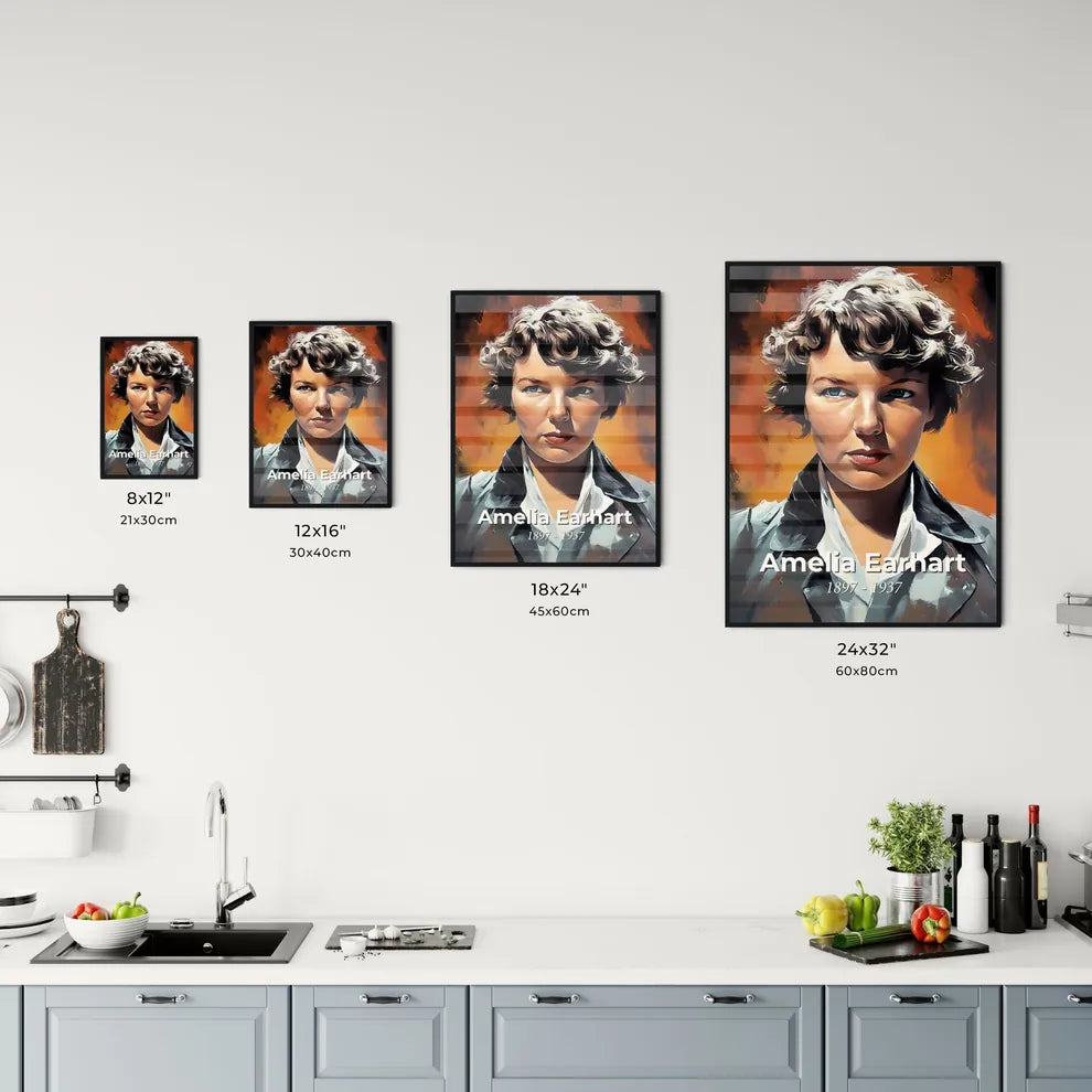 Portrait of Amelia Earhart - Kitchen Hangings