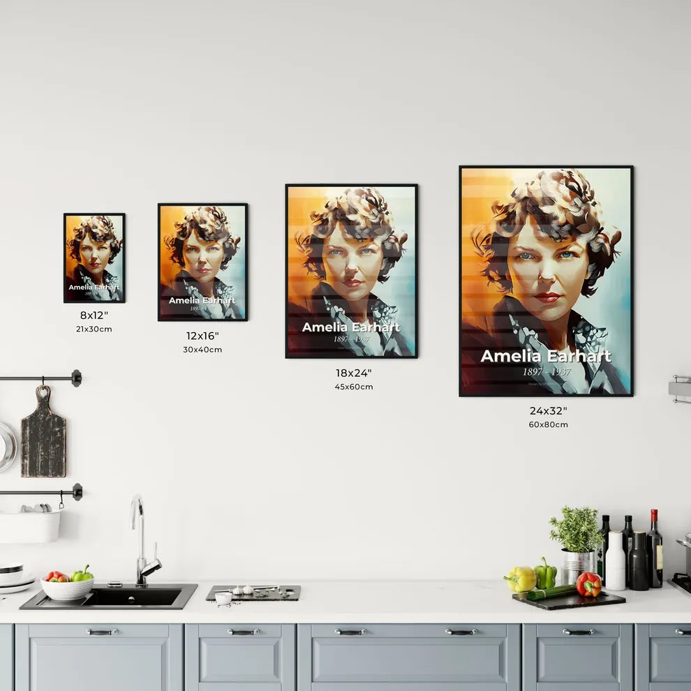 Portrait of Amelia Earhart - Kitchen Hangings