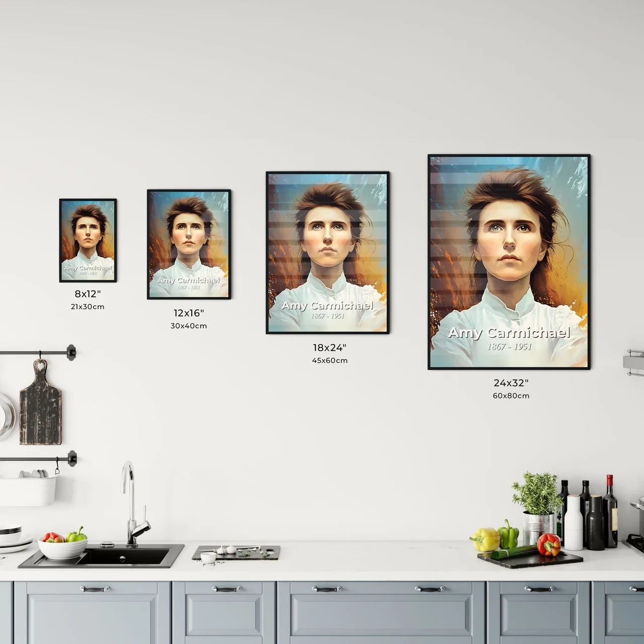 Portrait of Amy Carmichael - Kitchen Hangings