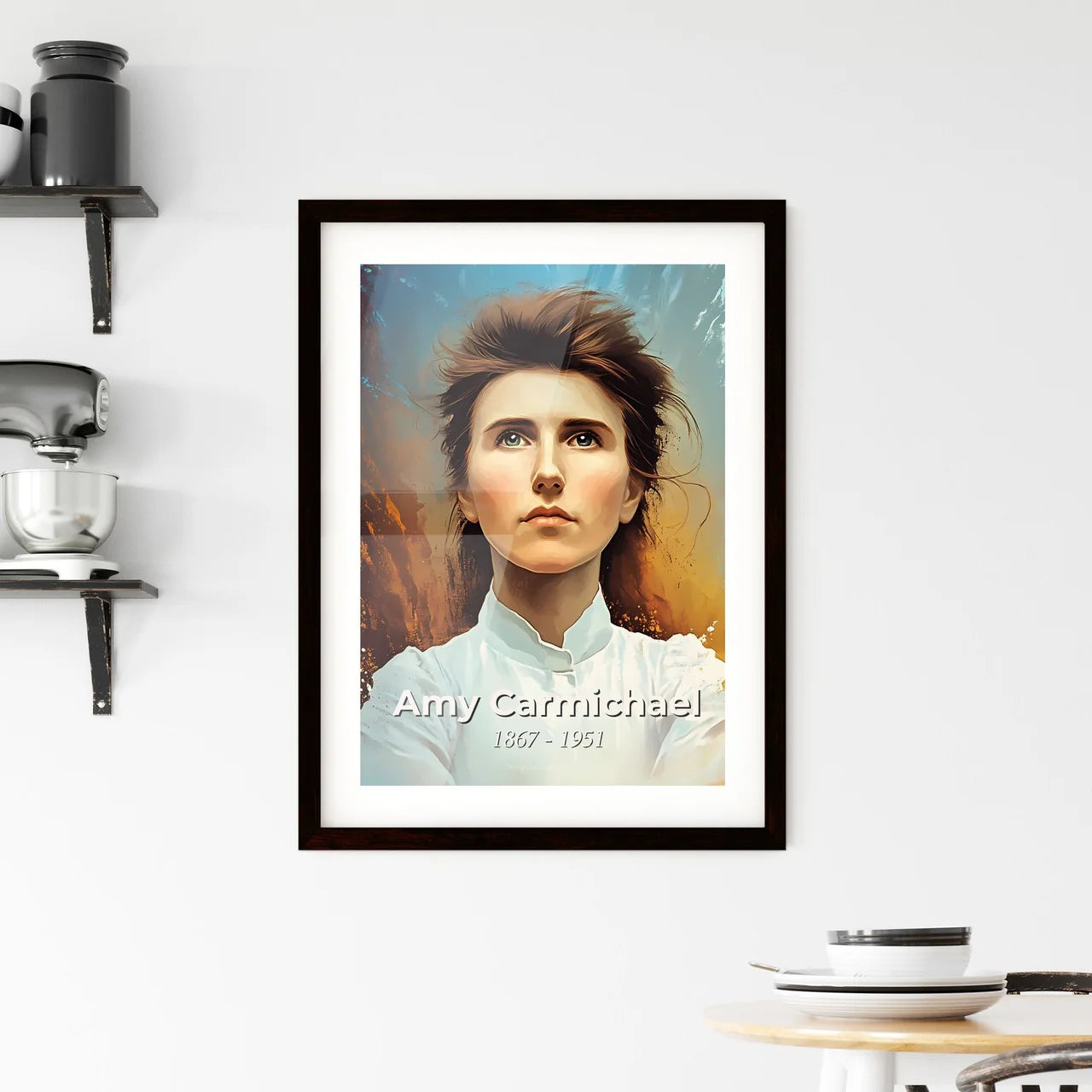 Portrait of Amy Carmichael Framed Print