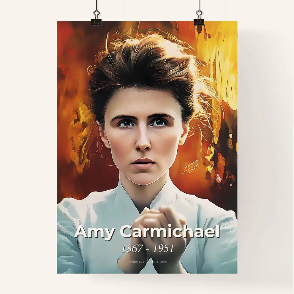 Portrait of Amy Carmichael Poster