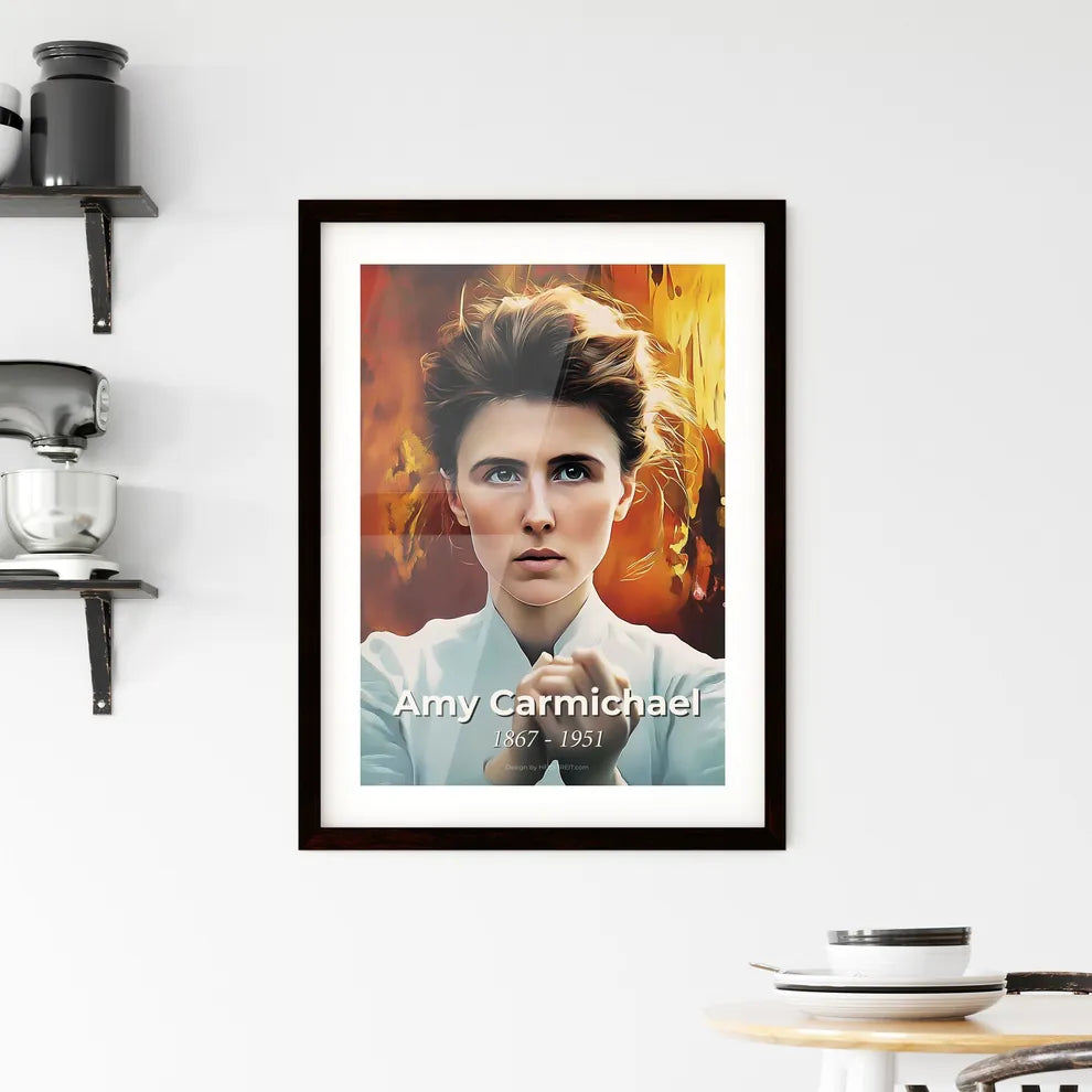 Portrait of Amy Carmichael Framed Print