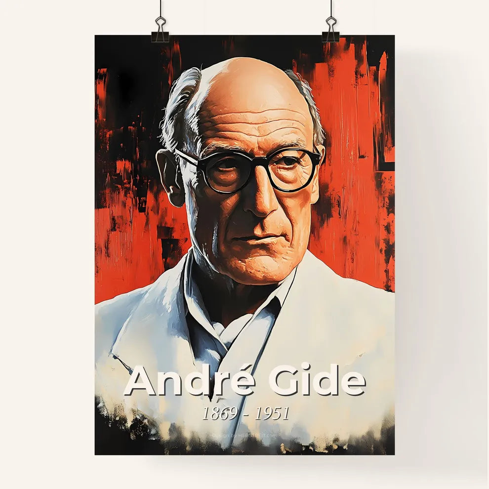 Portrait of André Gide Poster