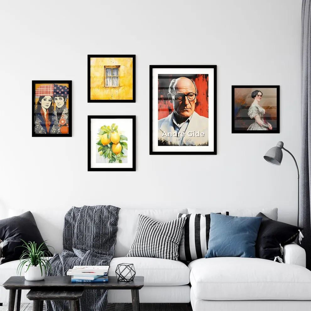 Portrait of André Gide Wall Art