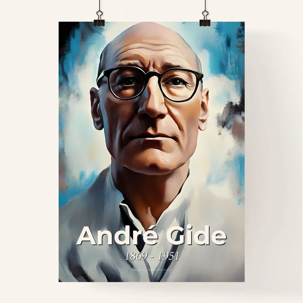Portrait of André Gide Poster