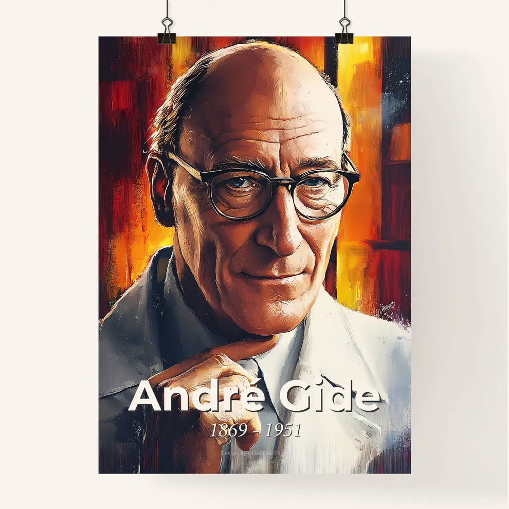Portrait of André Gide Poster