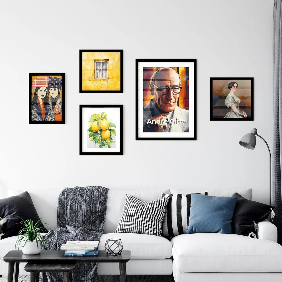 Portrait of André Gide Wall Art