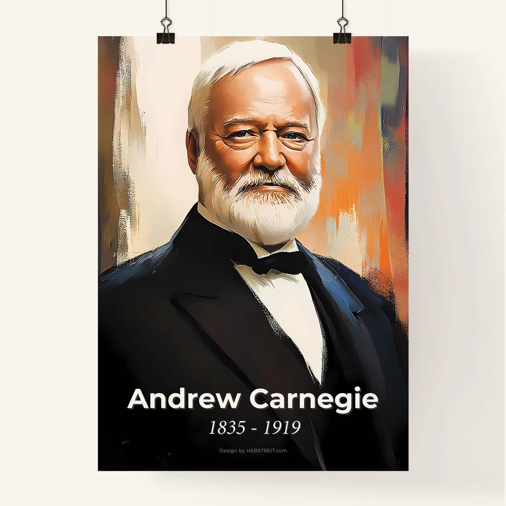 Portrait of Andrew Carnegie Poster