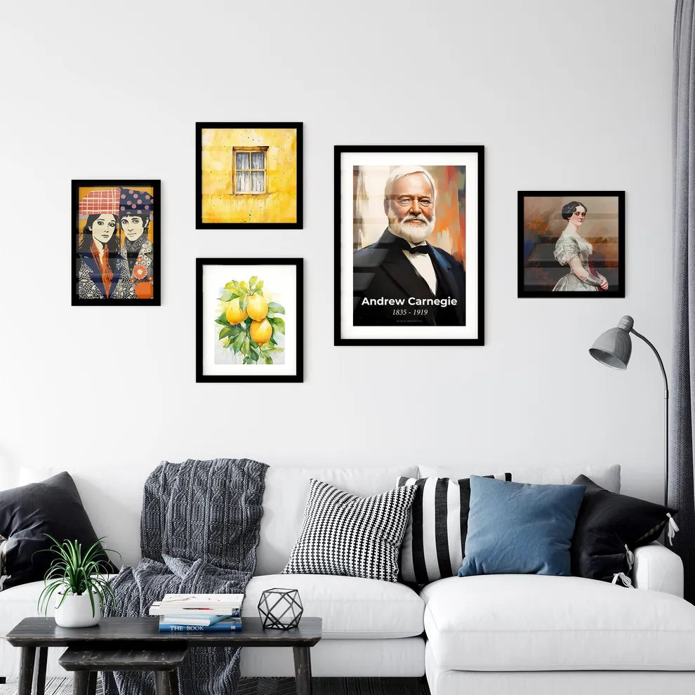 Portrait of Andrew Carnegie Wall Art