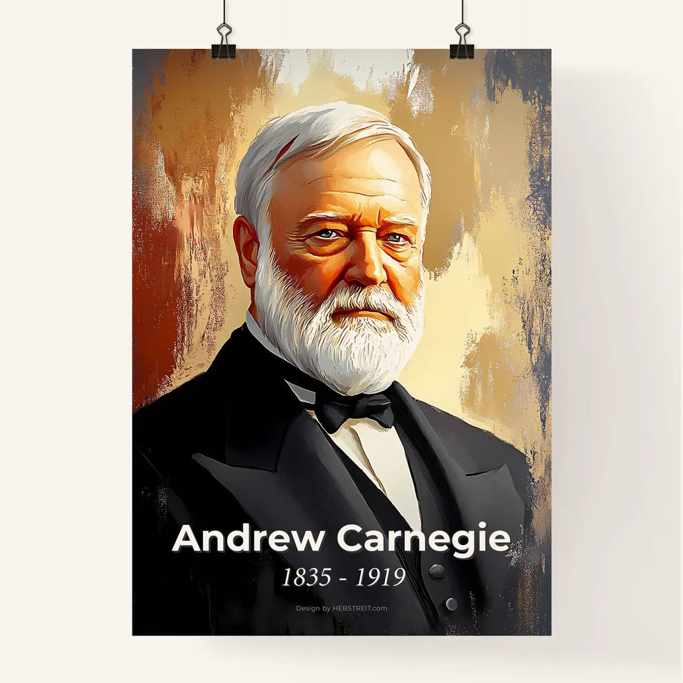 Portrait of Andrew Carnegie Poster