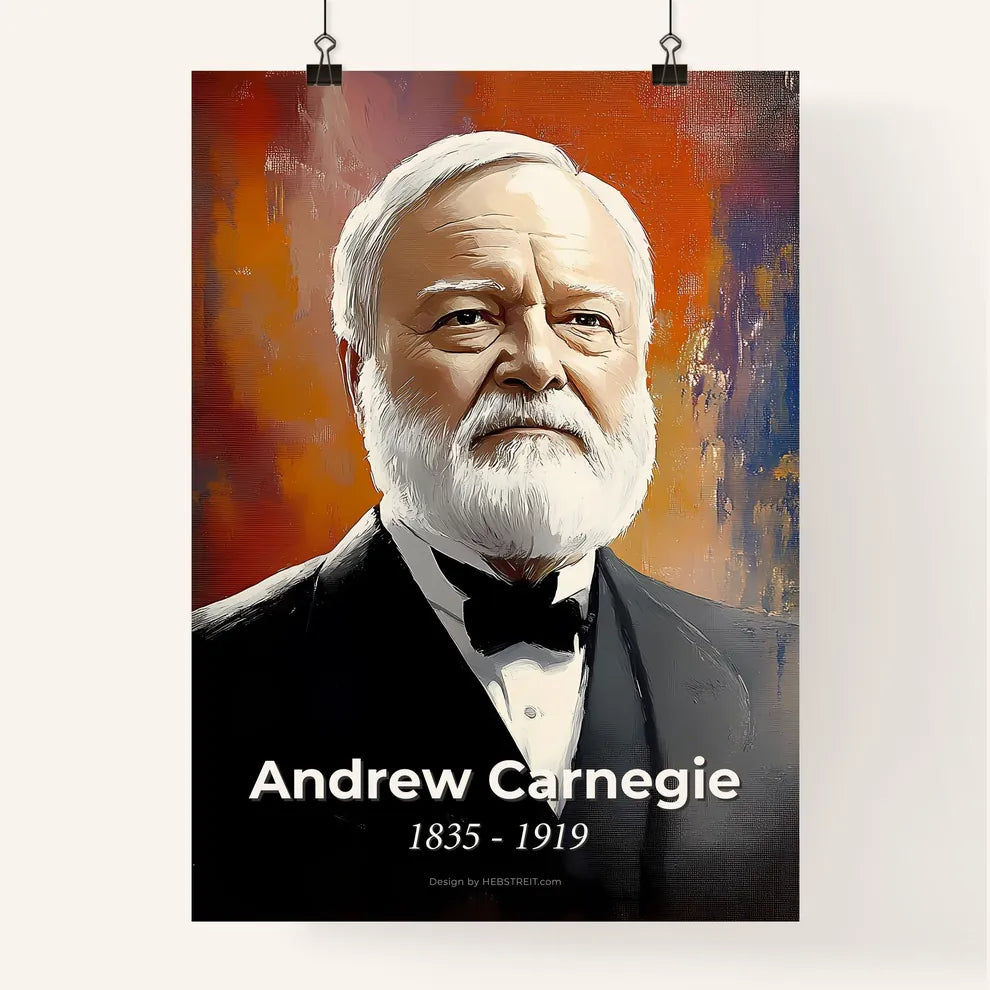 Portrait of Andrew Carnegie Poster