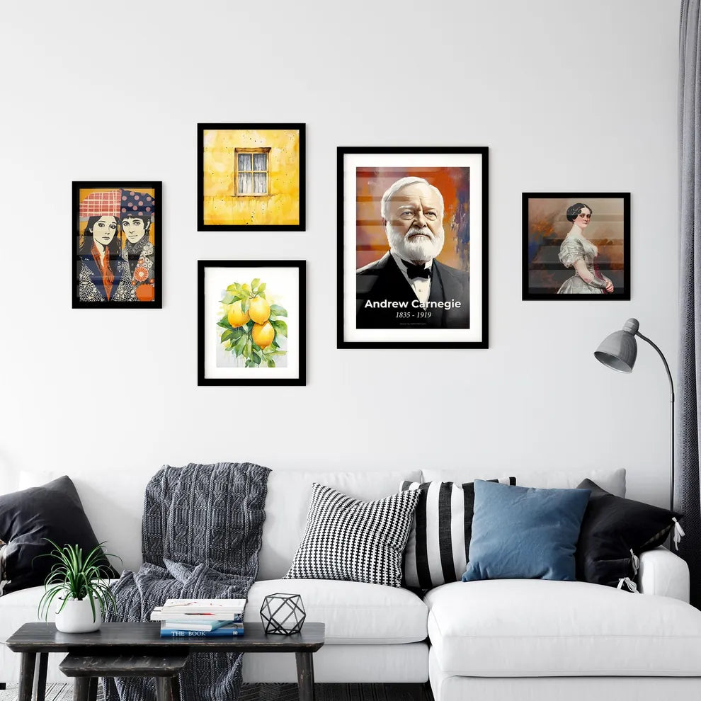 Portrait of Andrew Carnegie Wall Art