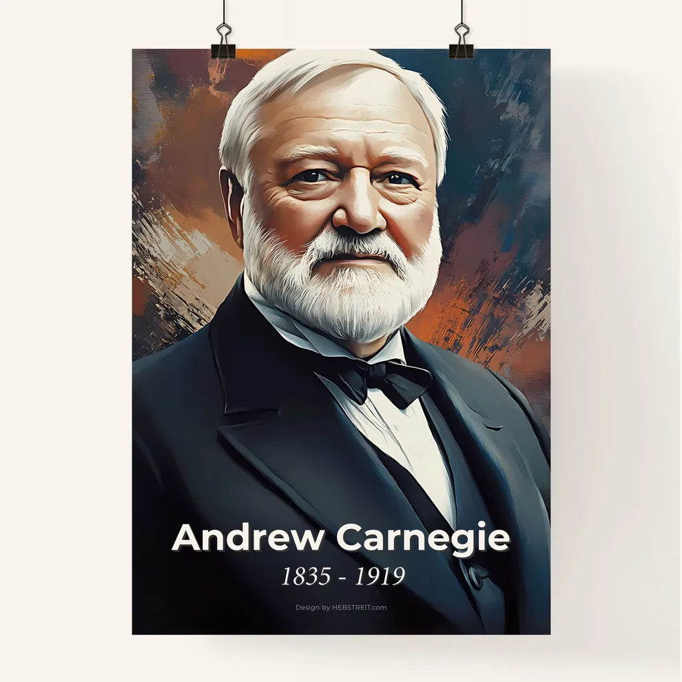 Portrait of Andrew Carnegie Poster