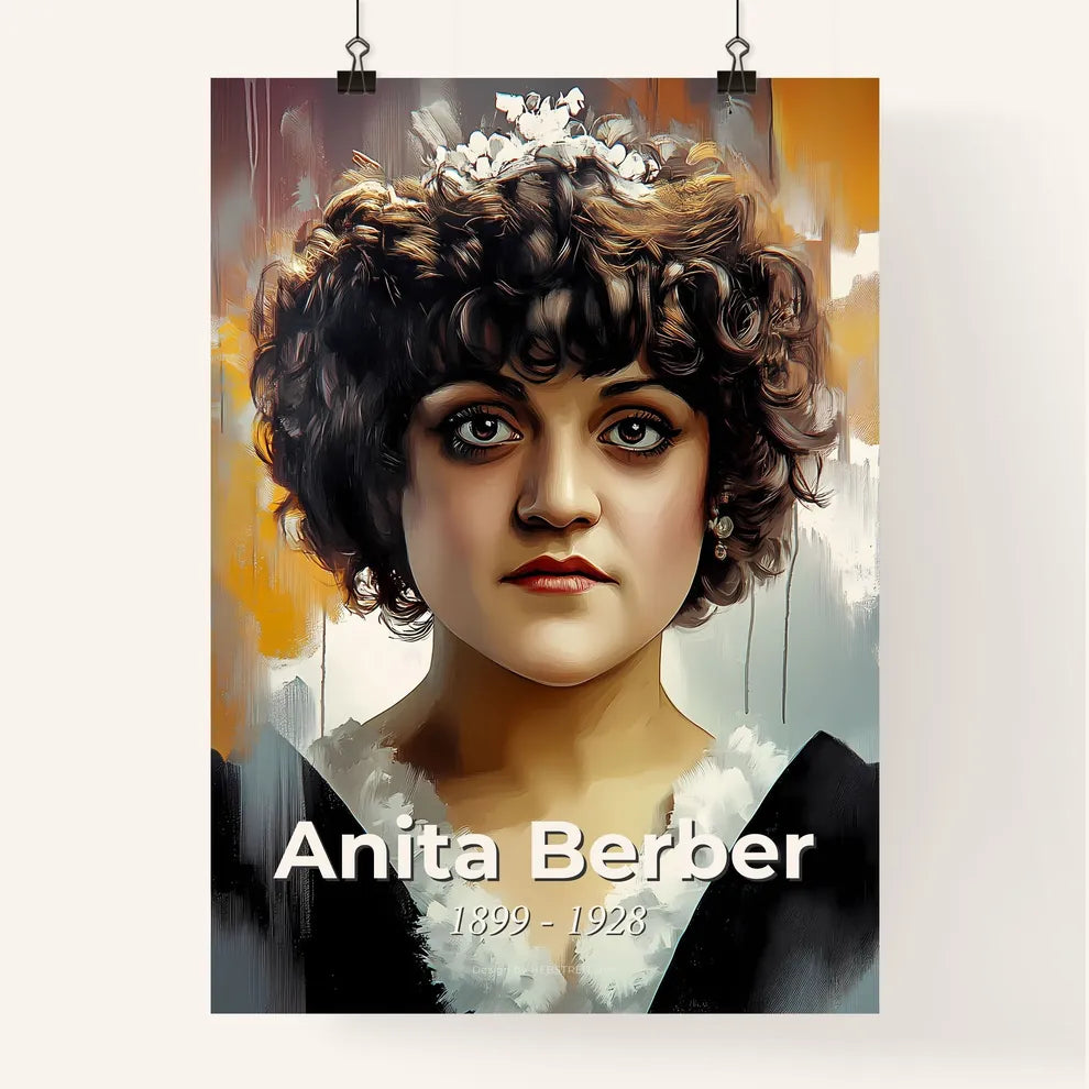 Portrait of Anita Berber Poster