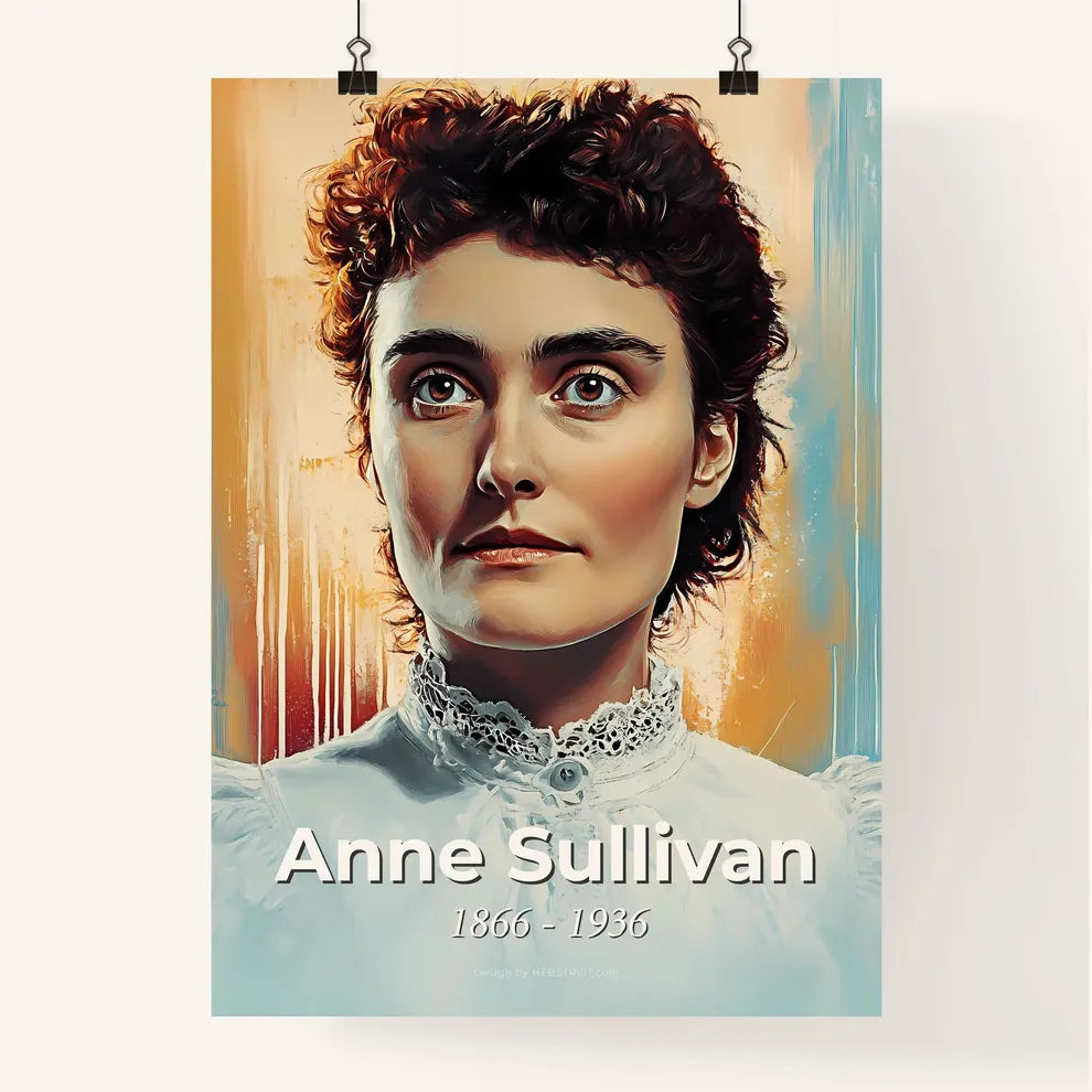 Portrait of Anne Sullivan Poster