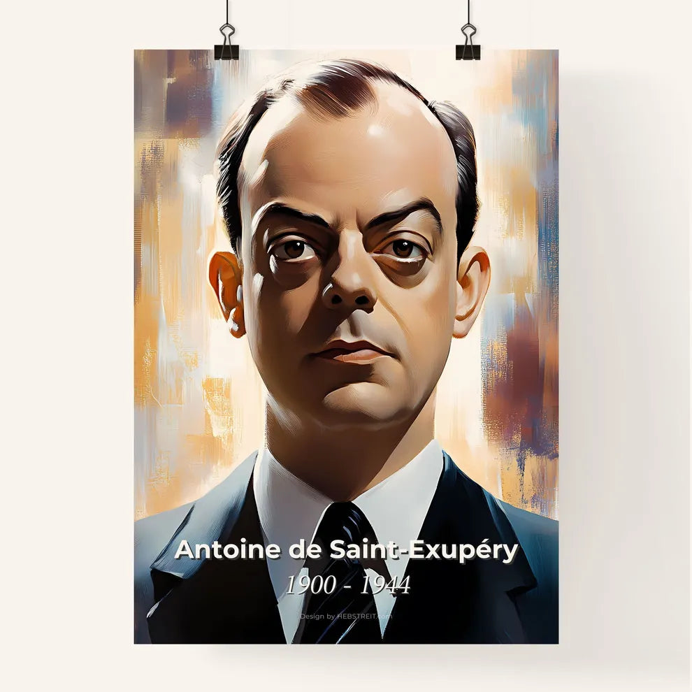 Portrait of Antoine de Saint Poster