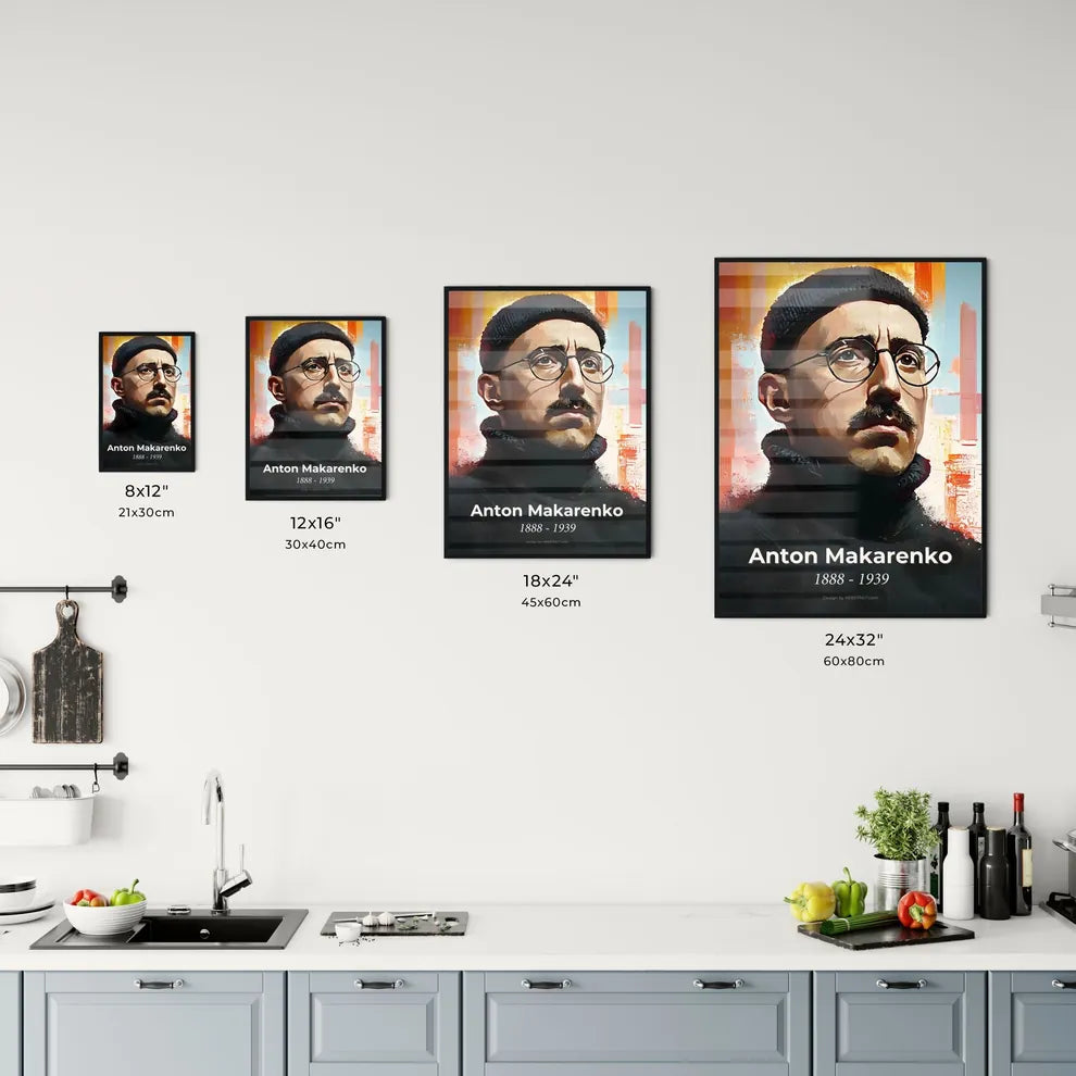 Portrait of Anton Makarenko Size Chart