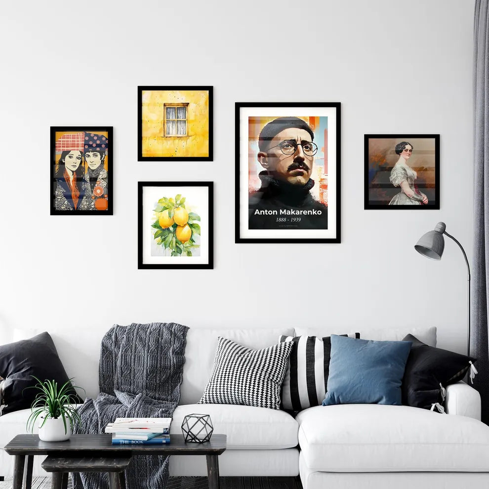 Portrait of Anton Makarenko Wall Art
