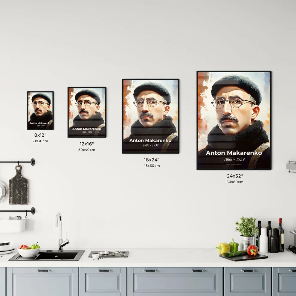 Portrait of Anton Makarenko Size Chart