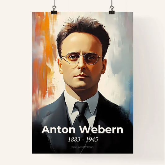 Portrait of Anton Webern Poster