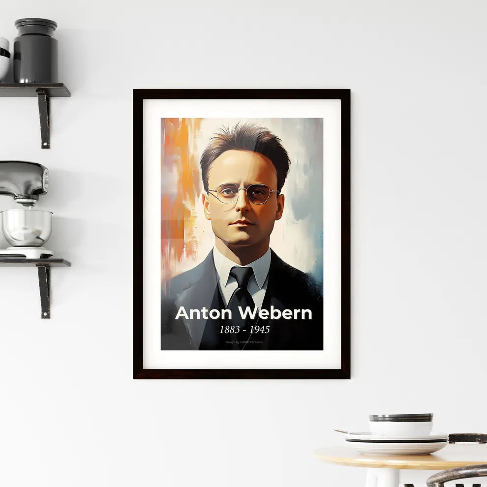 Portrait of Anton Webern Hangings