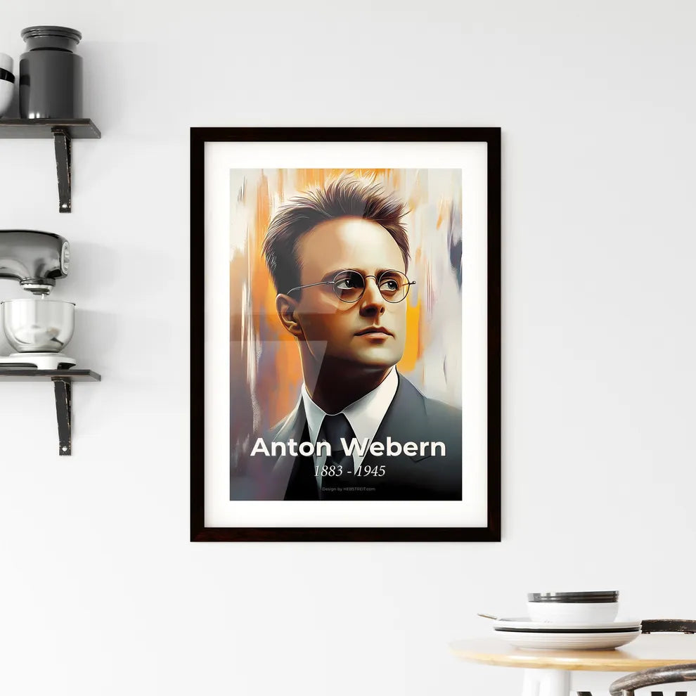 Portrait of Anton Webern Hangings
