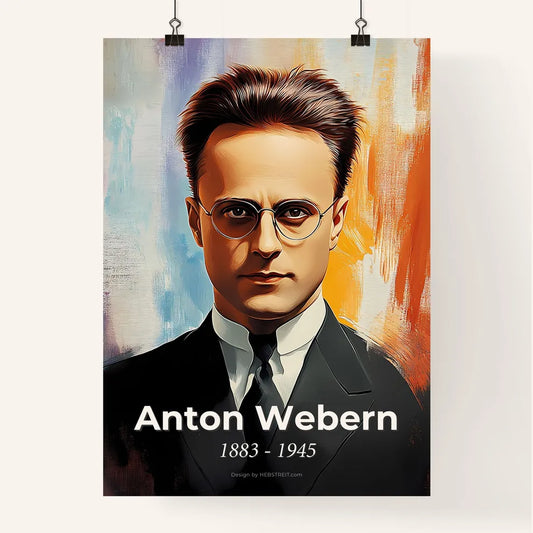 Portrait of Anton Webern Poster